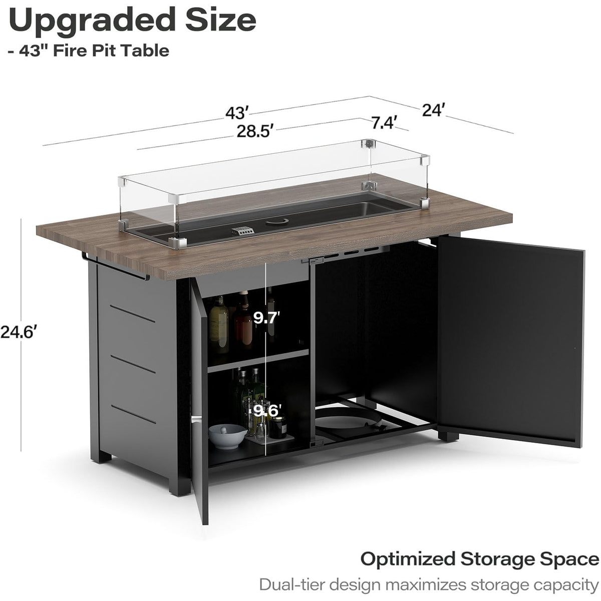 Propane Fire Pit Table