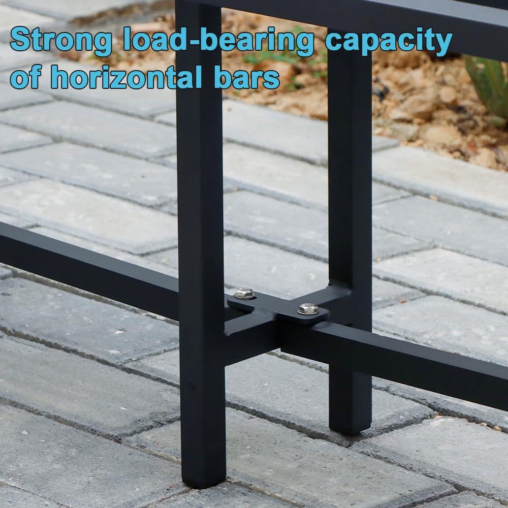 DHYGOTFUR Aluminum Plant Stand Outdoor, Rustproof Waterproof Heavy Duty