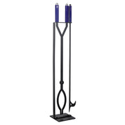 40" Heavy-Duty Steel Fire Poker & Log Grabber Set