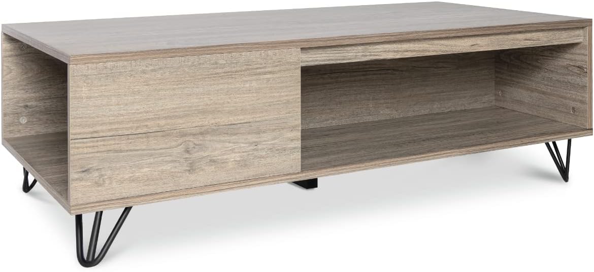 Modern Farmhouse Coffee Table with Storage