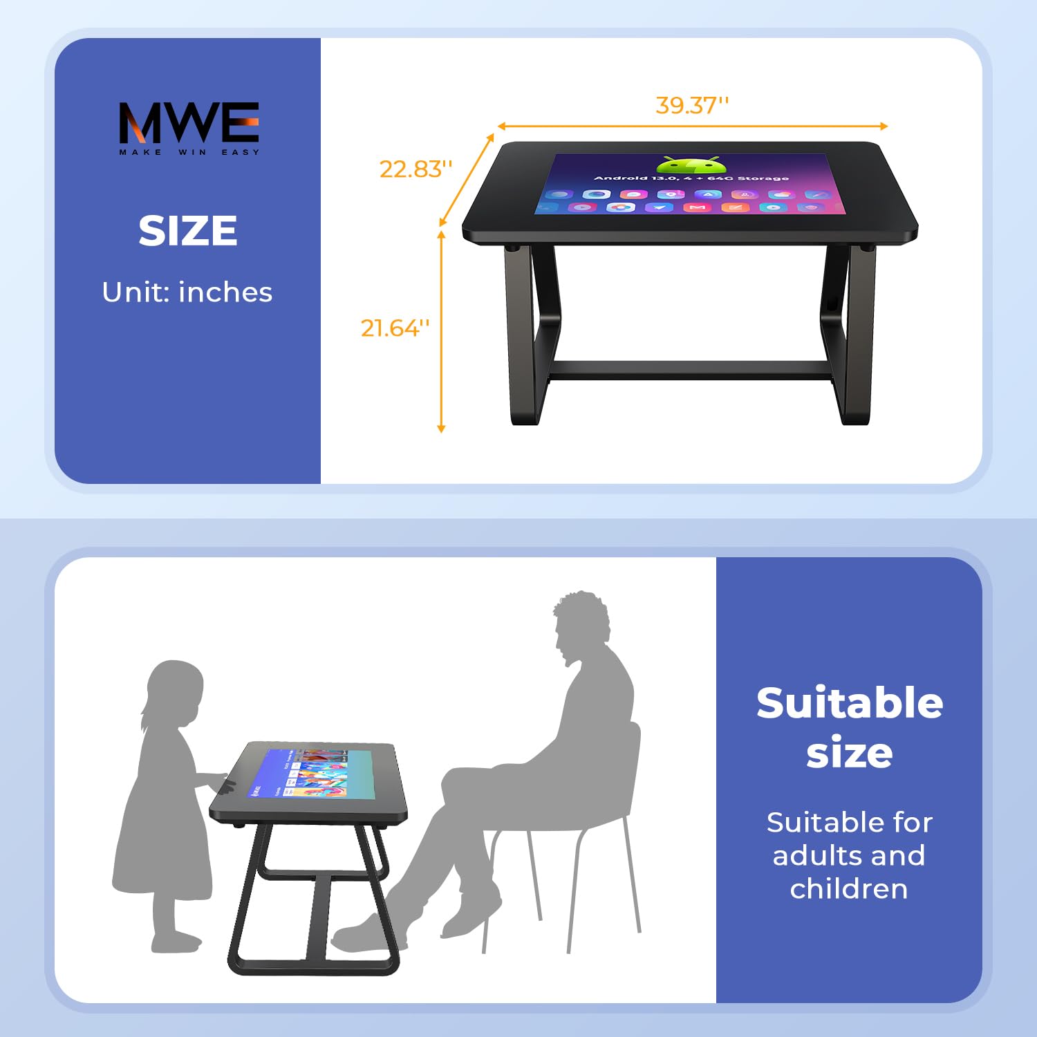 32" Touchscreen Game Table