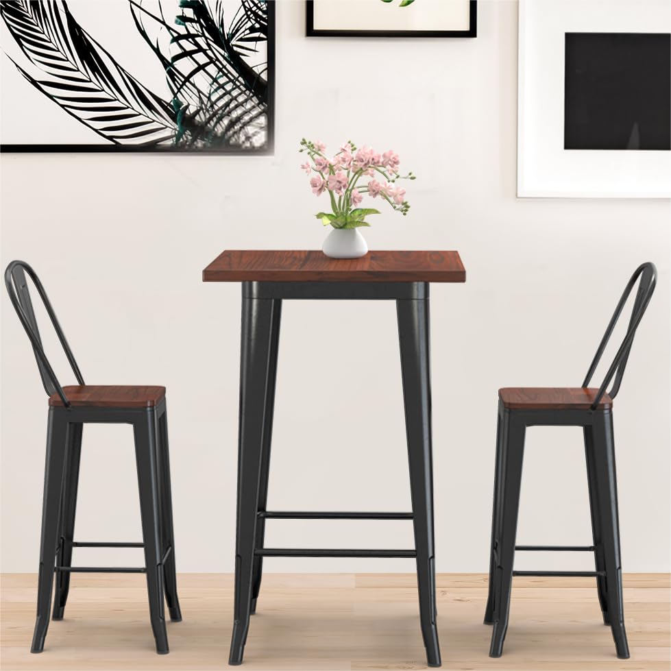 3-Piece Bar Table & Chairs Set