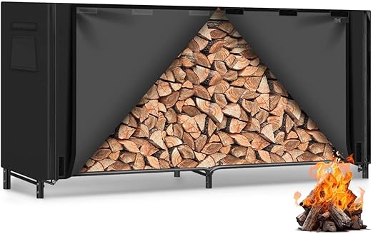 Outdoor & Indoor Firewood Rack