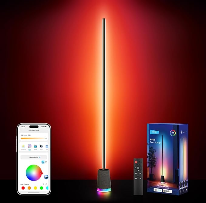 RGB IC Smart Floor Lamp with AI Lighting
