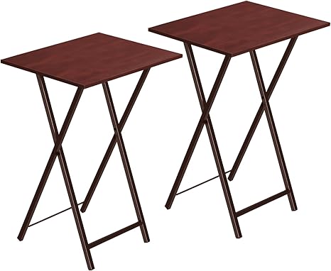 Folding TV Tray Tables Set of 2