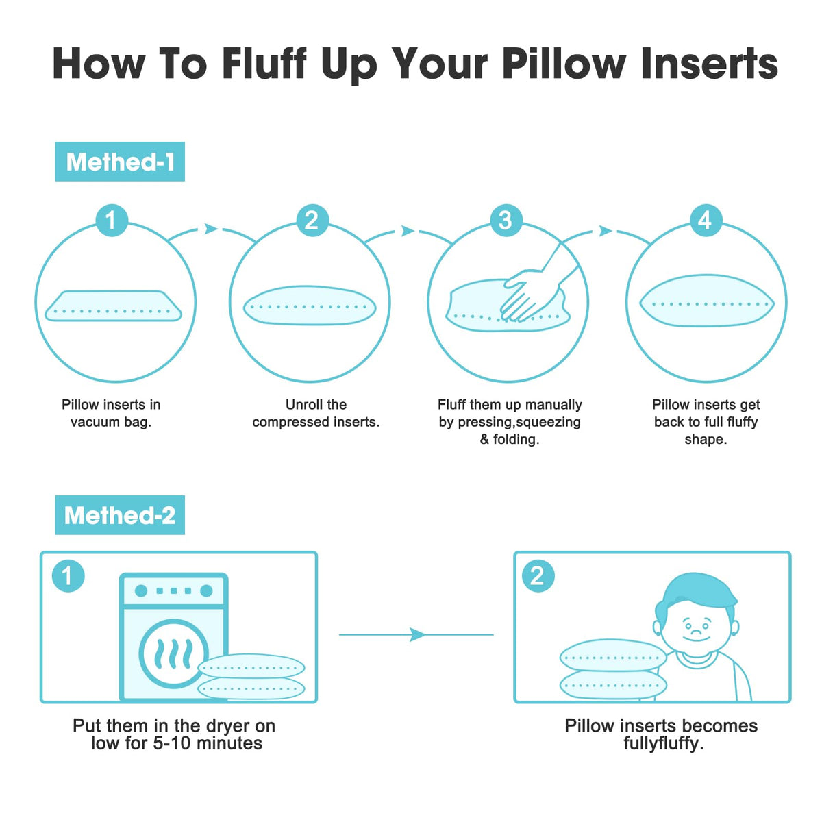 Oversized Square Pillow Insert