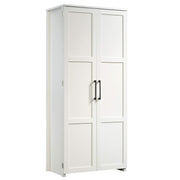 Storage Cabinet with 4 Shelves – Soft White