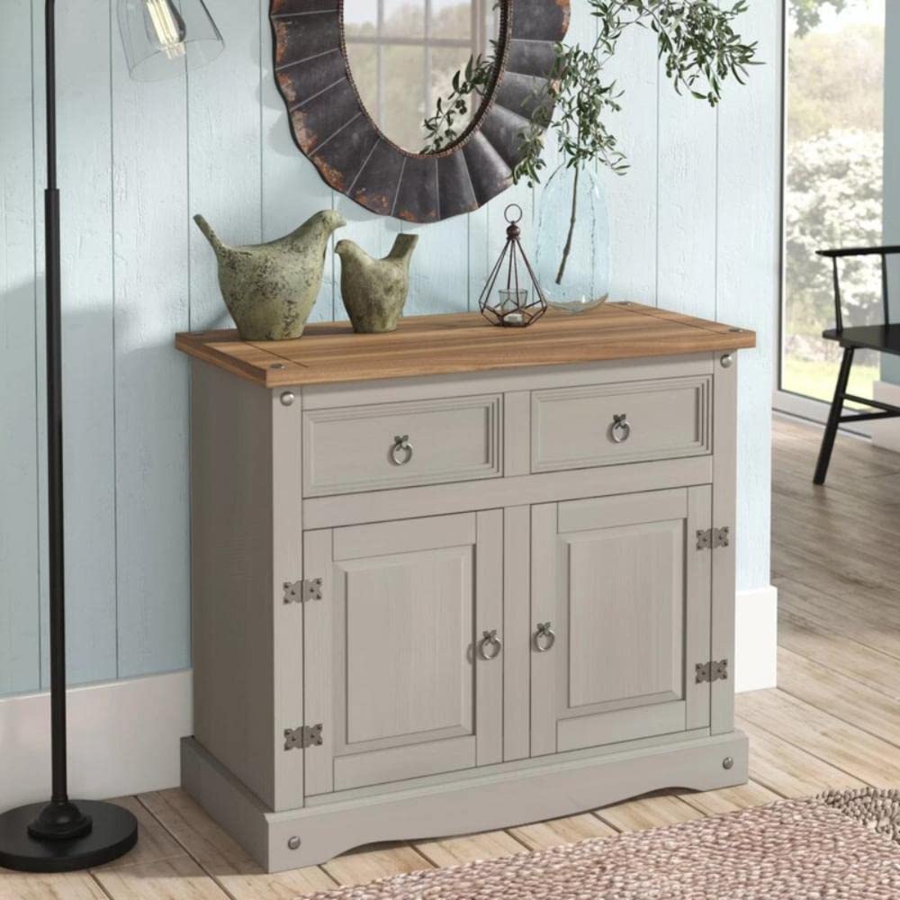 furniture dash Wood Buffet Sideboard Corona Gray