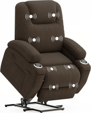 Power Lift Recliner Chair – Fabric, Brown