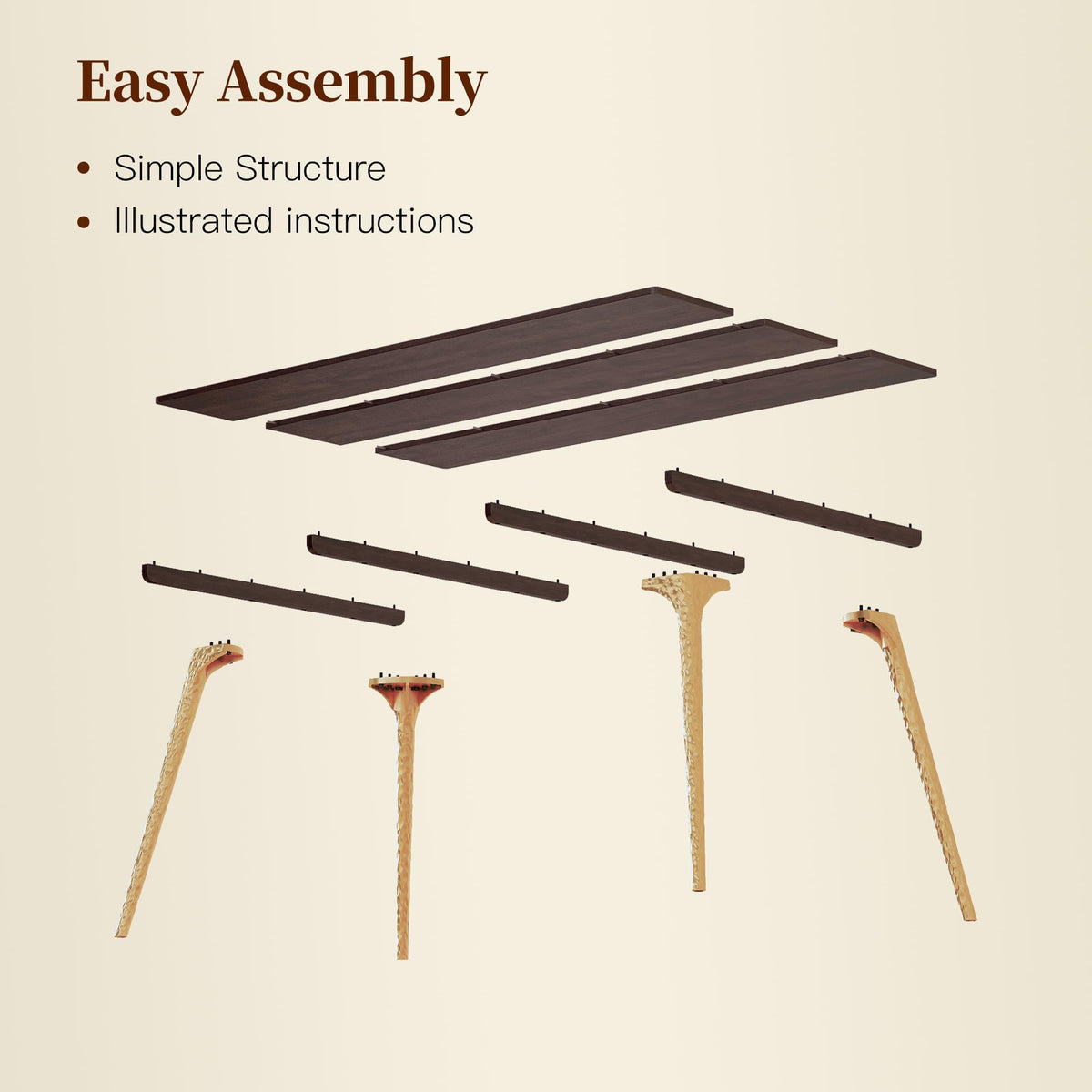 Solid Wood Dining Table