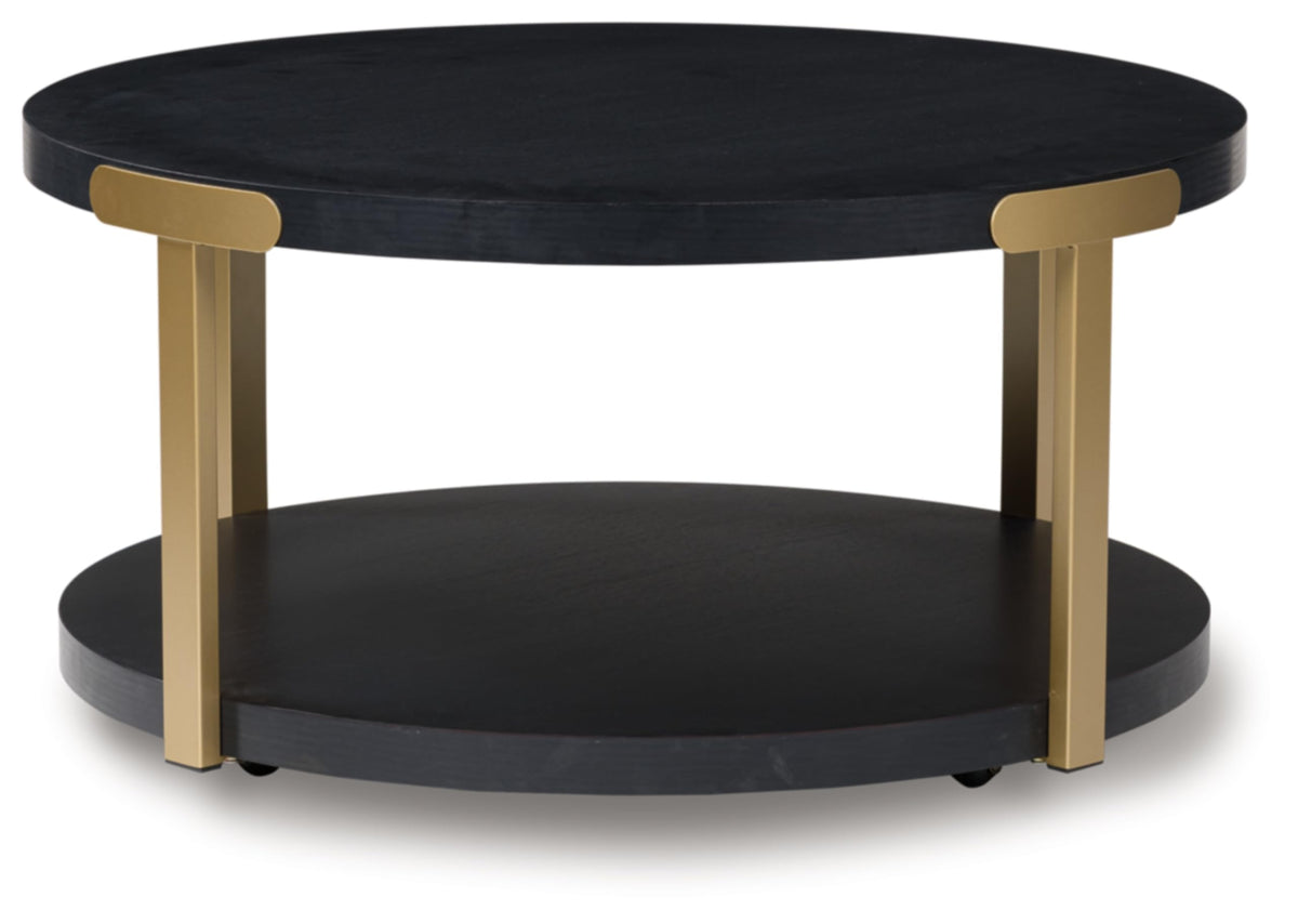 3-Piece Round Coffee Table Set