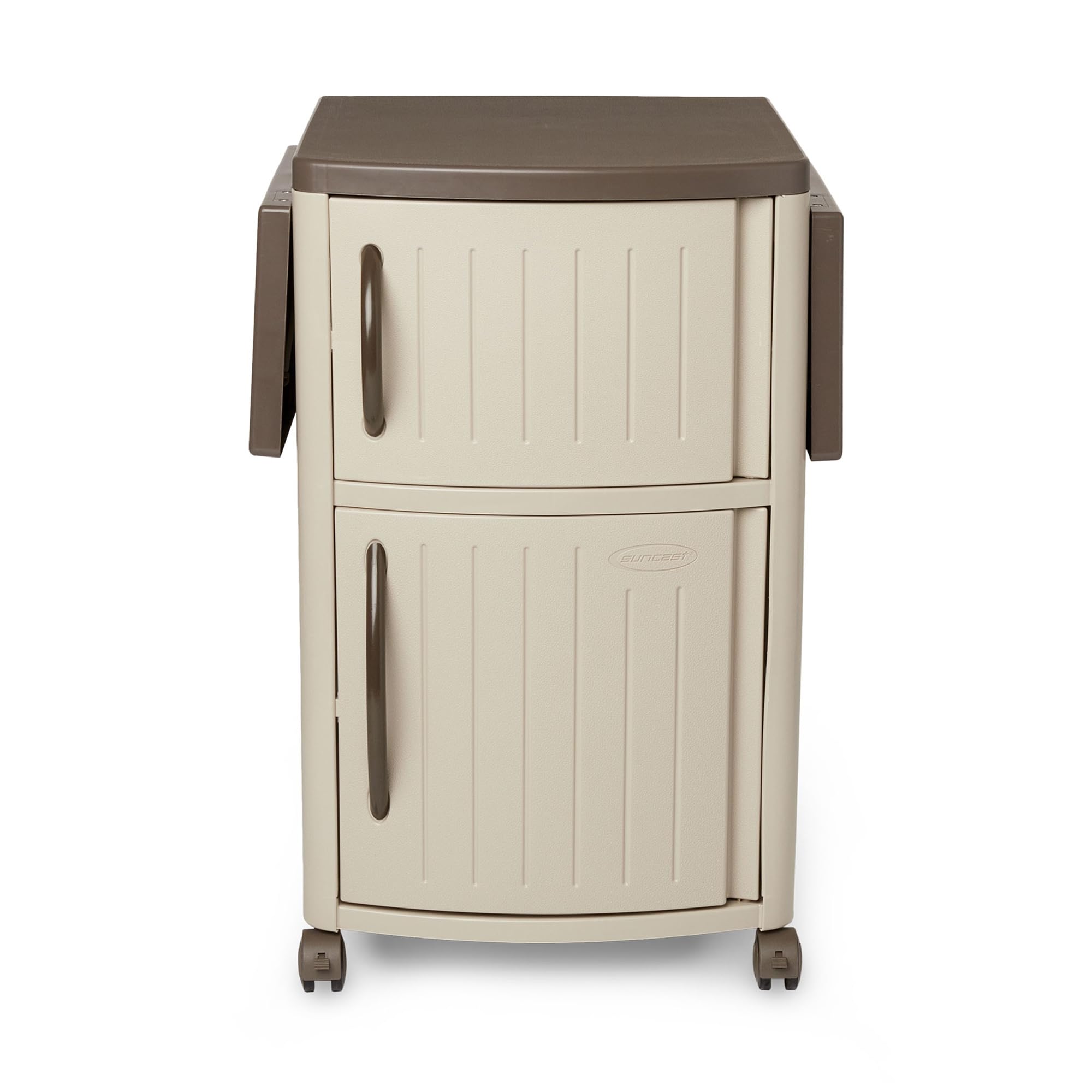 Outdoor Grilling Prep Station with Storage