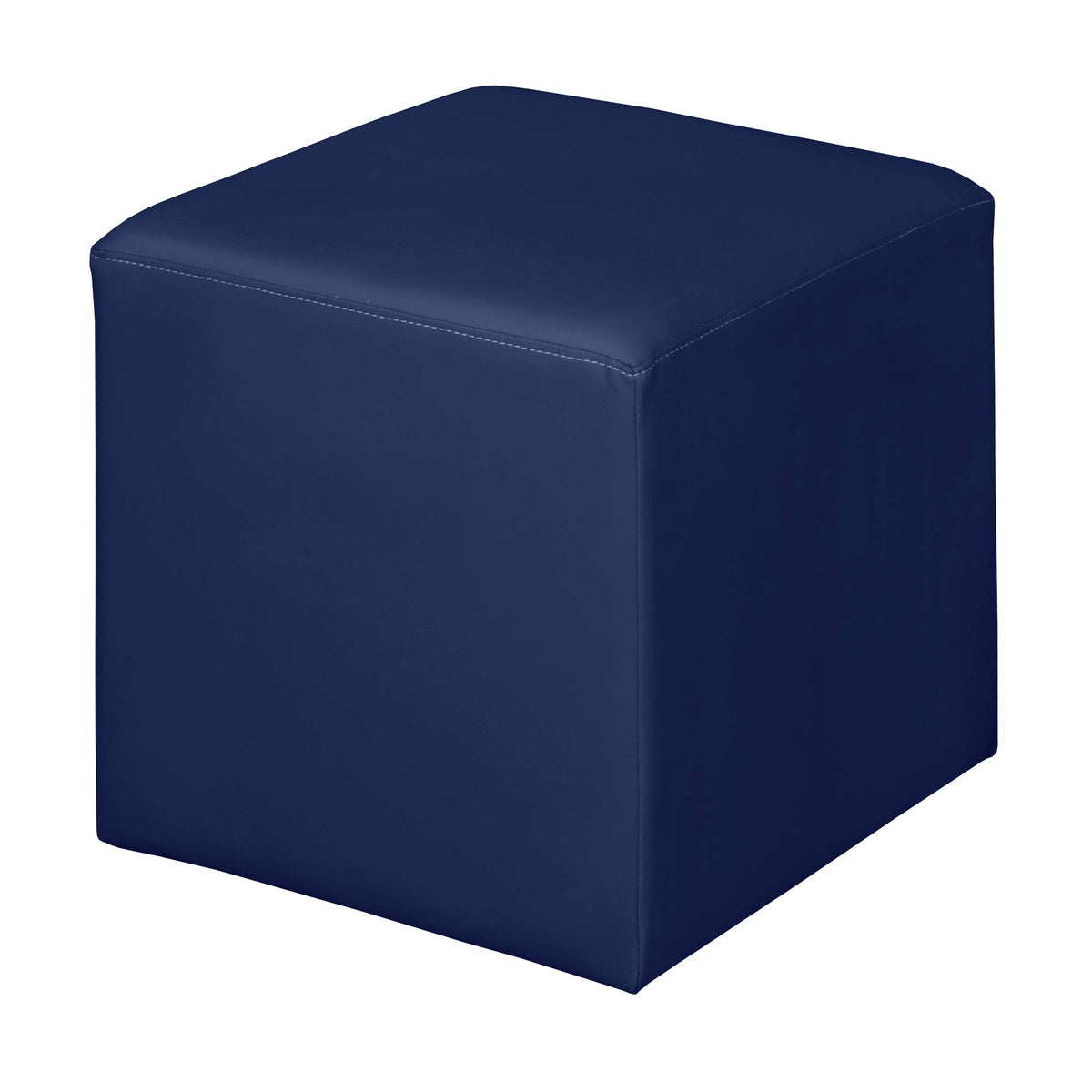 Square Vinyl Ottoman