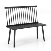 Black Windsor Dining Bench