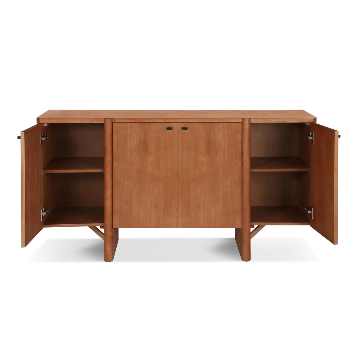 Wood Buffet Sideboard with Adjustable Shelves