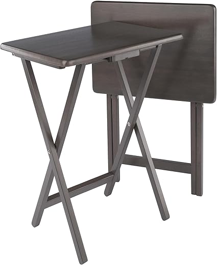 Folding Snack Table Set of 2