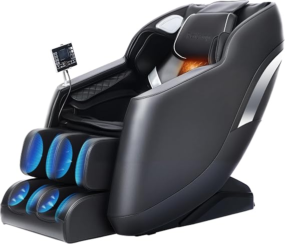 Black & White 3D Massage Chair