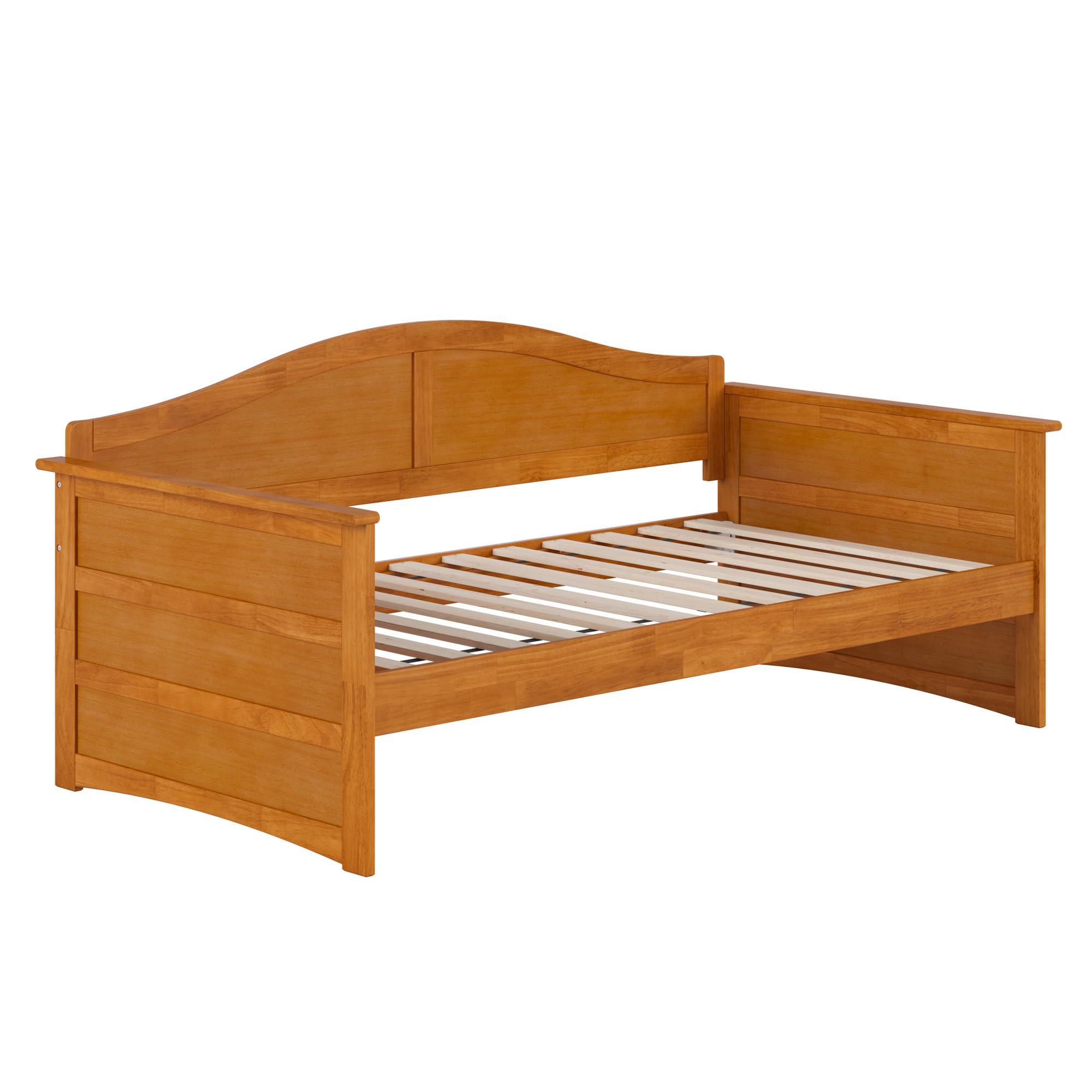 Acadia Twin Solid Wood Daybed Frame – Light Toffee