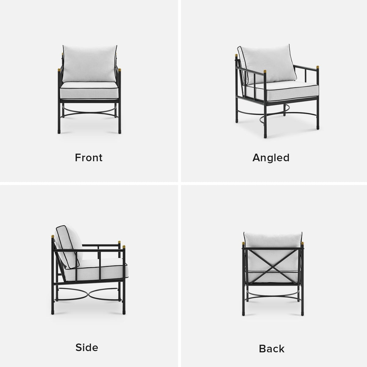 mopio Odelia Conversation Set, Coffee Table (3 Piece)