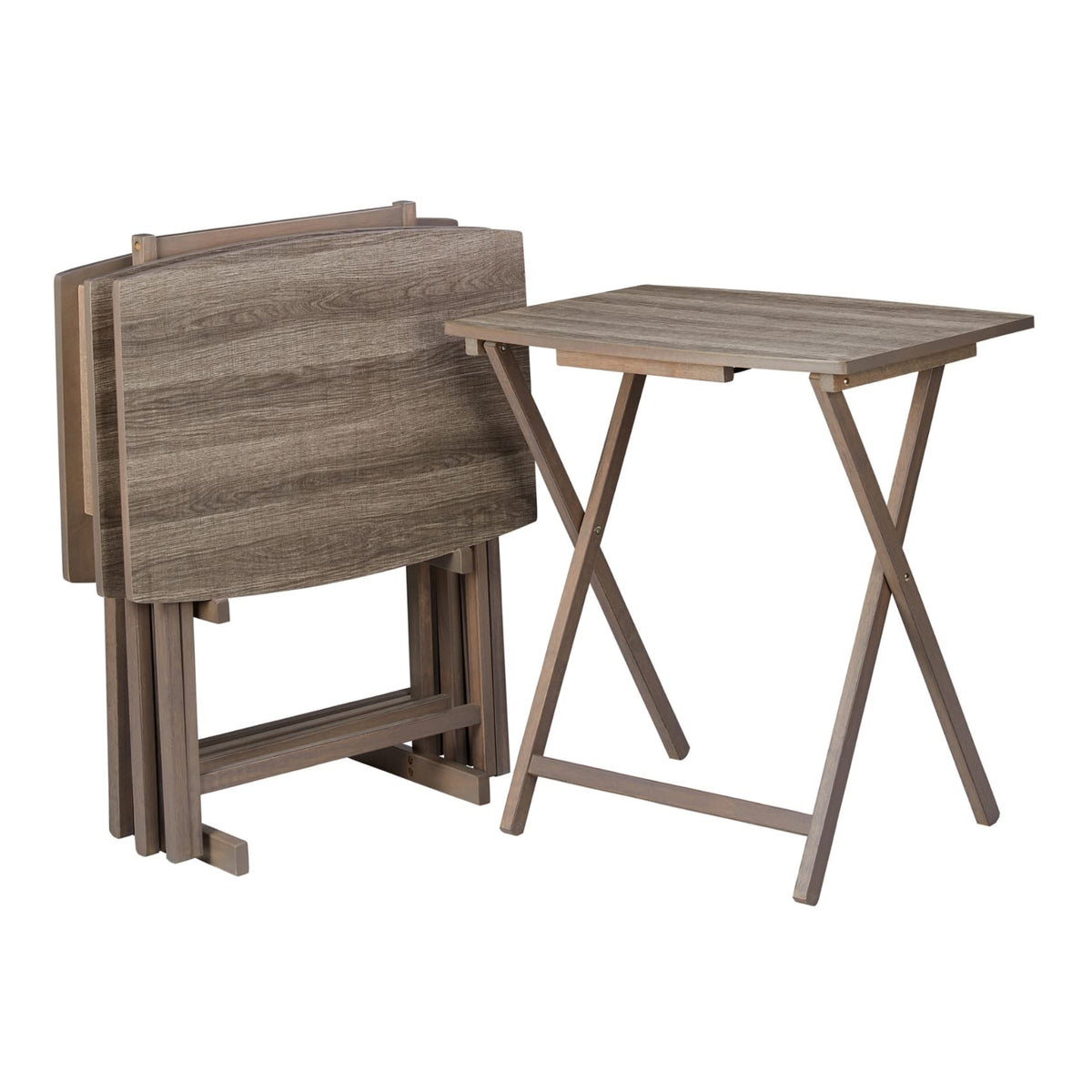 Folding TV Tray Table Set