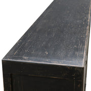 Artissance Four Drawers Distressed Black 93x18x35H Sideboard
