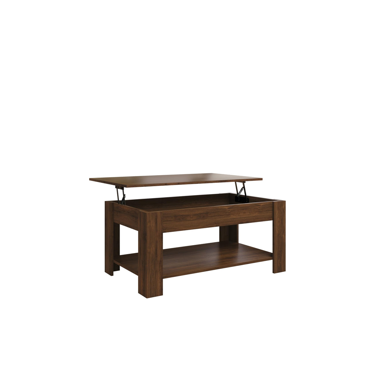 HOME DESIGN Magnolia 3-Piece Lift-Top Coffee Table Set, Brown