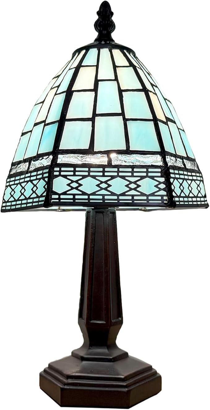 Tiffany Style Hummingbird Table Lamp