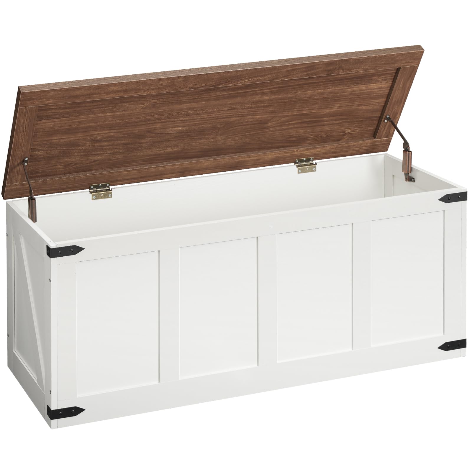 Storage Bench with Toy Box & Safety Hinges