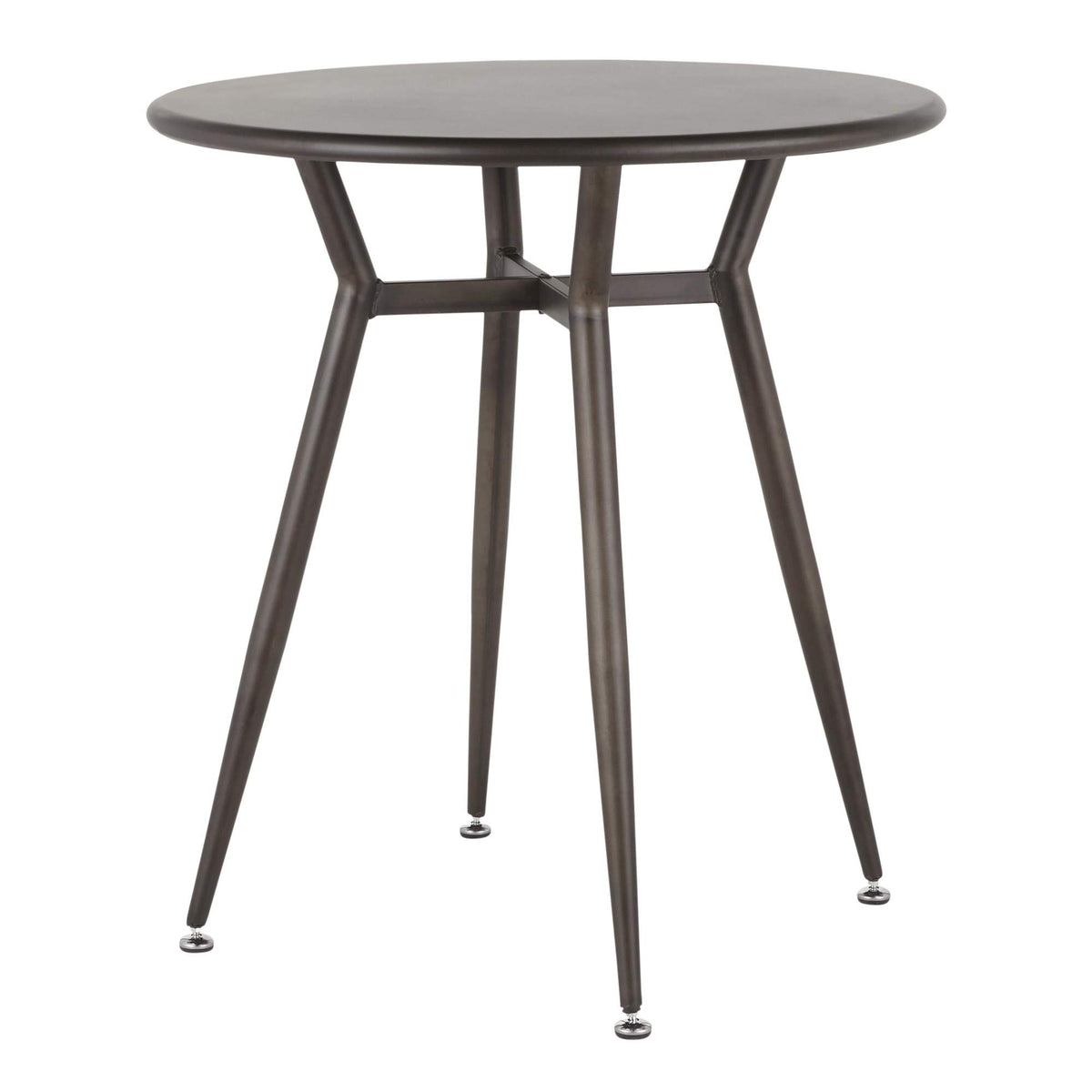 Round Industrial Dining Table