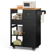 Rolling Kitchen Island Cart with Wheels
