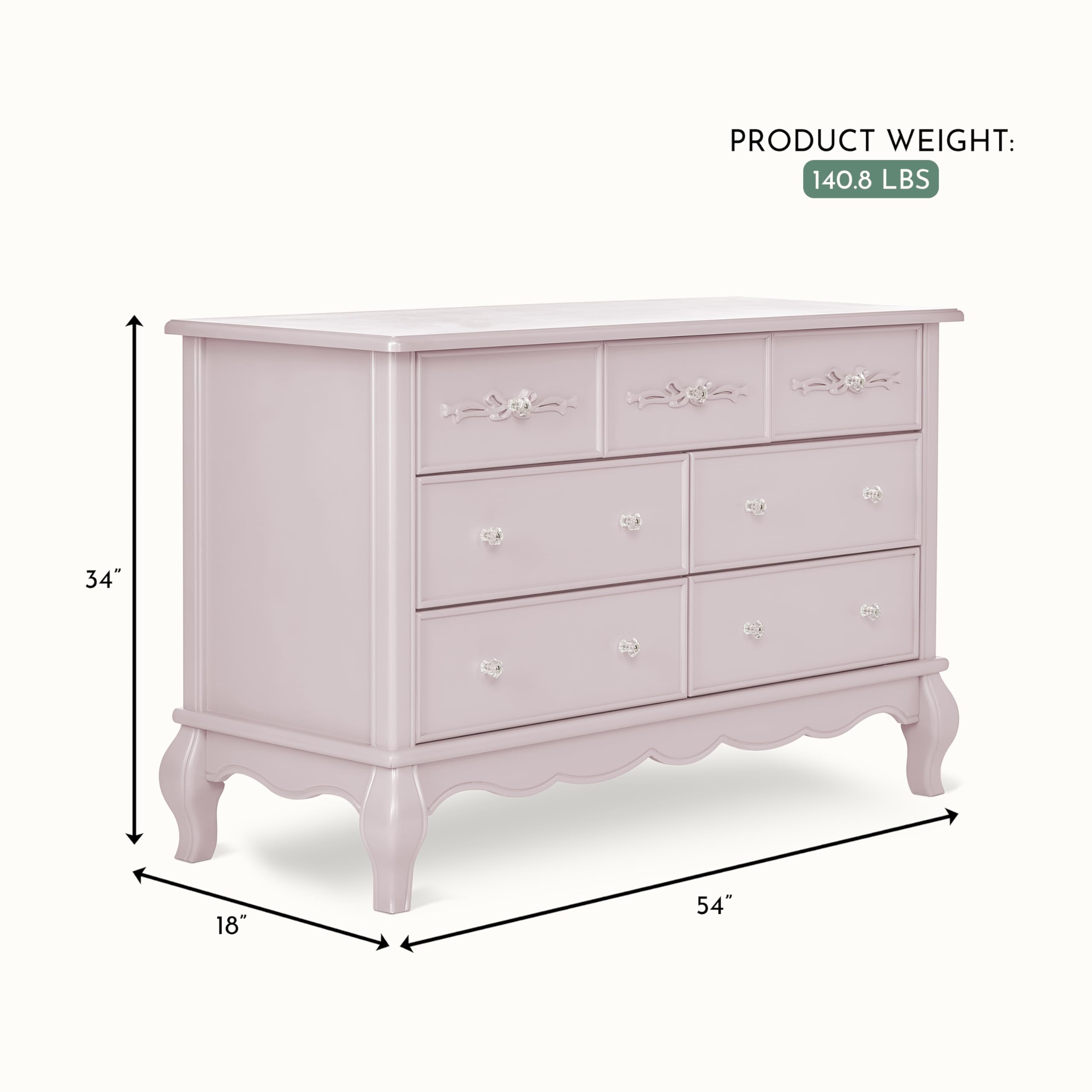 7-Drawer Double Dresser