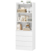 Tall Bookcase with Drawers