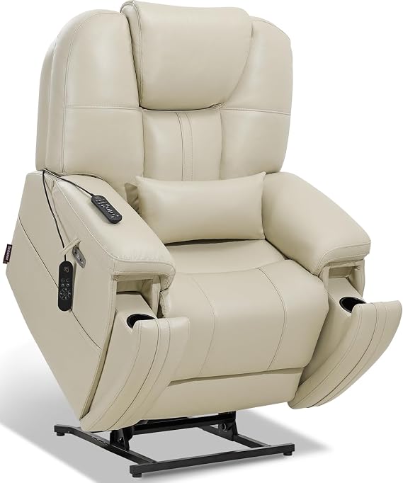Triple Motor Lay Flat Power Lift Recliner Chair