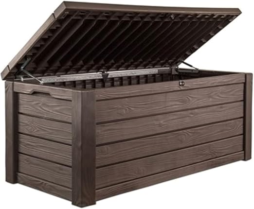 150-Gallon Outdoor Storage Box & Bench