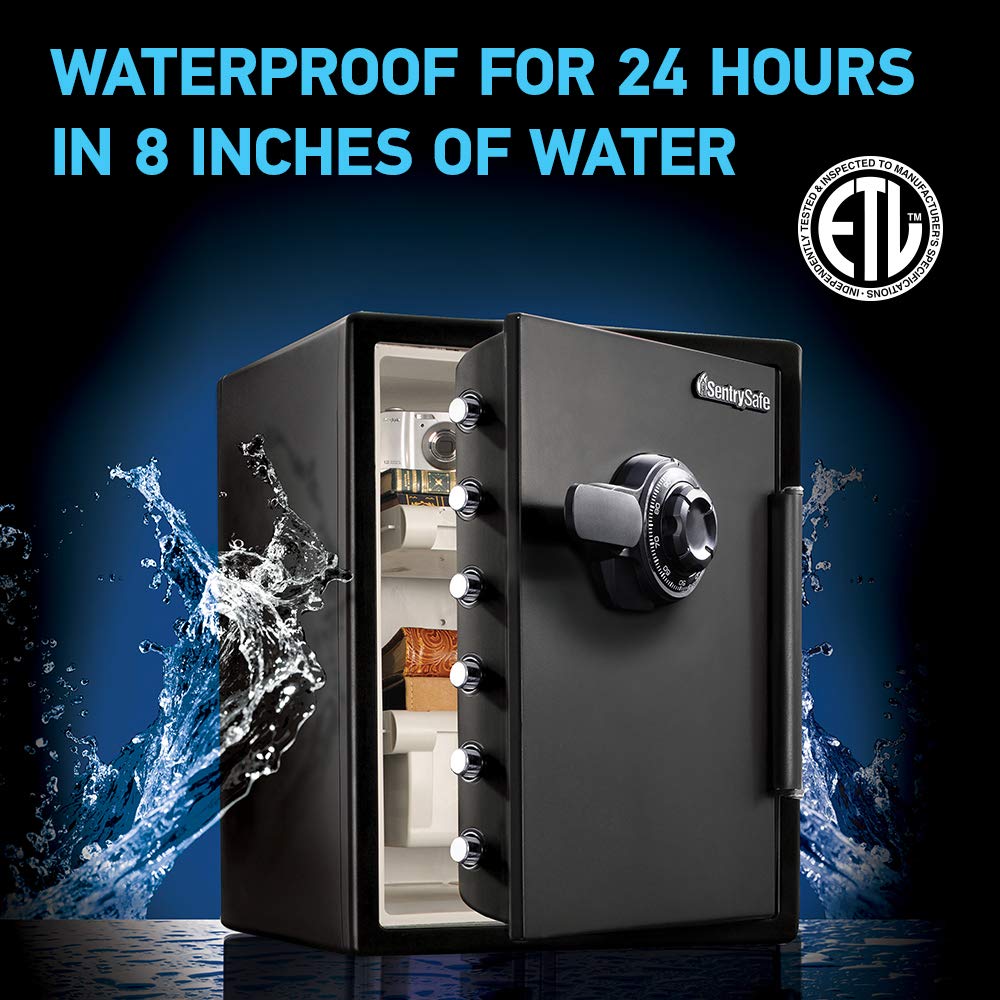 Fireproof Waterproof Floor Safe with Dial Combination Lock