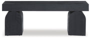 Modern Wood Accent Bench