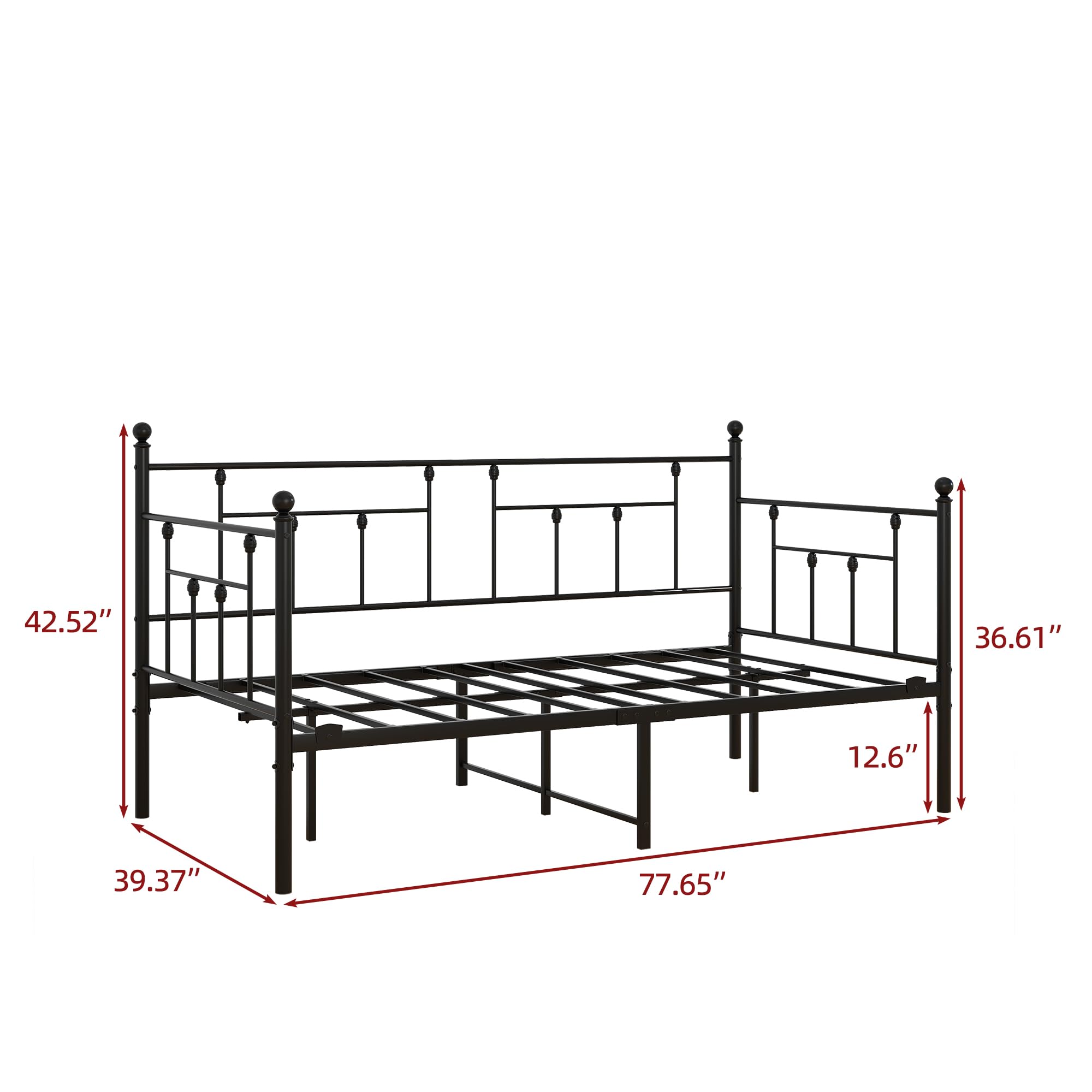 Twin Metal Daybed Frame