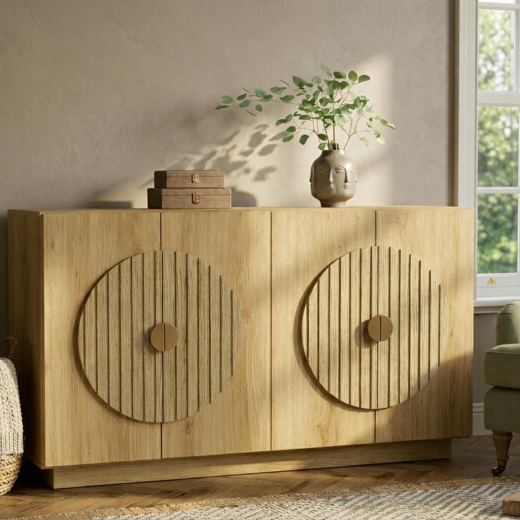 Arched Door Buffet Cabinet