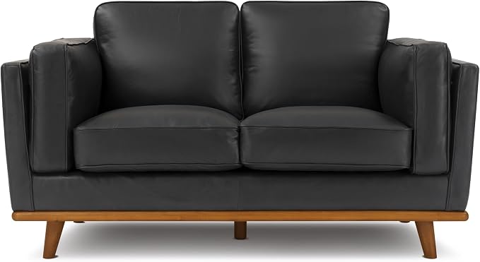 Italian Leather Loveseat
