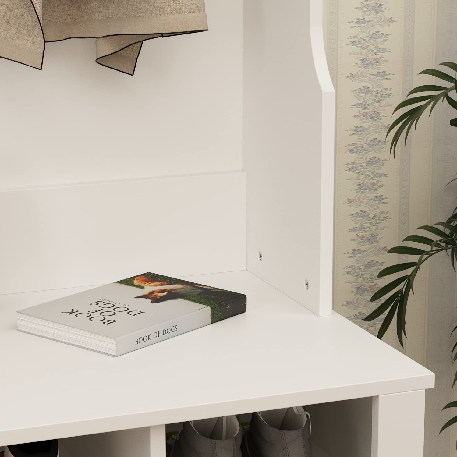 3-in-1 Hall Tree with Shoe Bench & Coat Rack