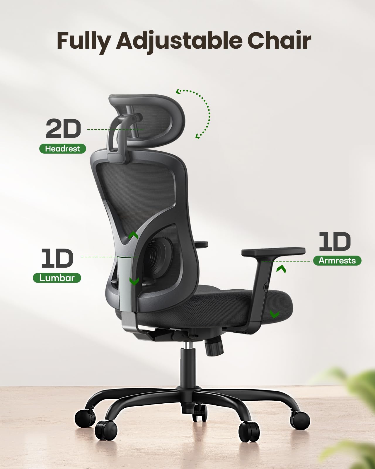 Ergonomic Office Chair with Lumbar Support