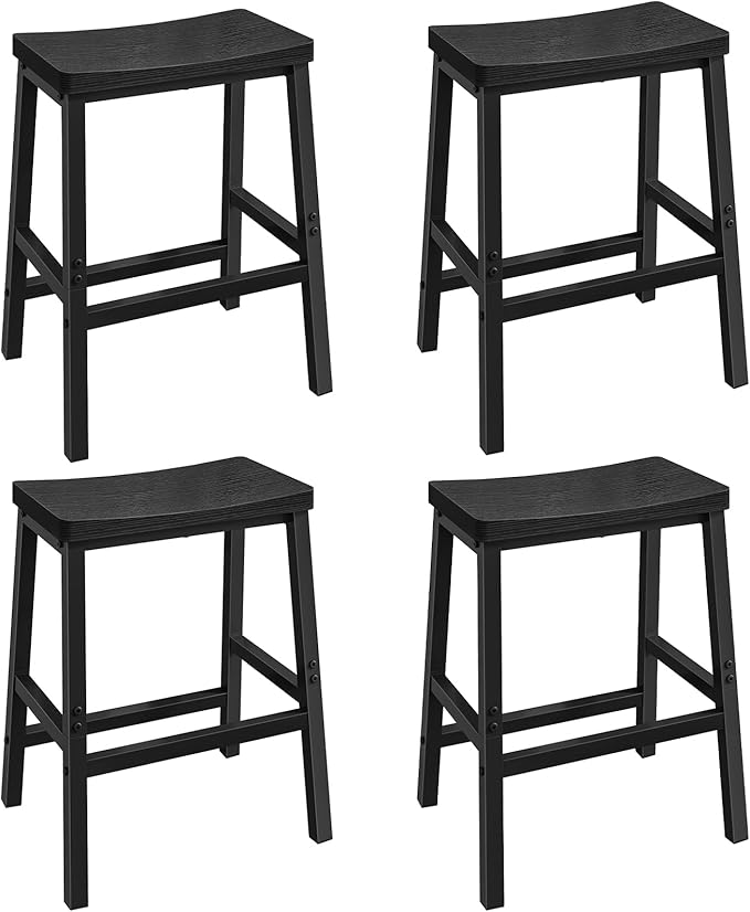 Industrial Bar Stools Set of 4