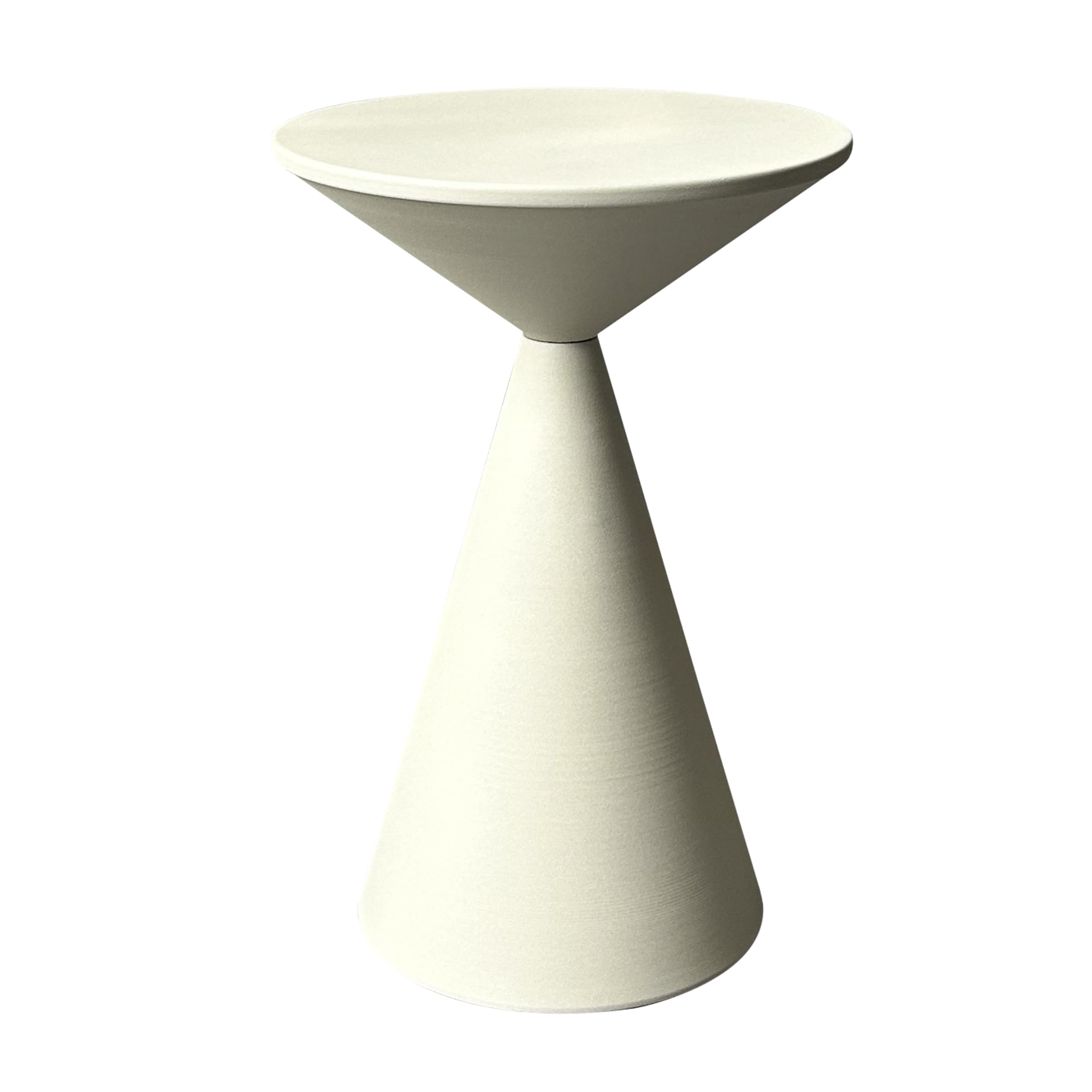 Round Metal Accent Side Table