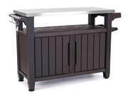 Outdoor Rolling Bar Cart with Wheels