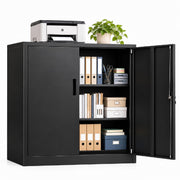 SFTORMAS Metal Storage Cabinet with Locking Doors,Small Office Cabinet