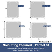 RV Accessories Mattress Underlay- Breathable Ventilation Pad for Campers and Motorhomes- Keeps Beds Dry by Promoting Airflow (RV Short Queen 74'' x 60'')
