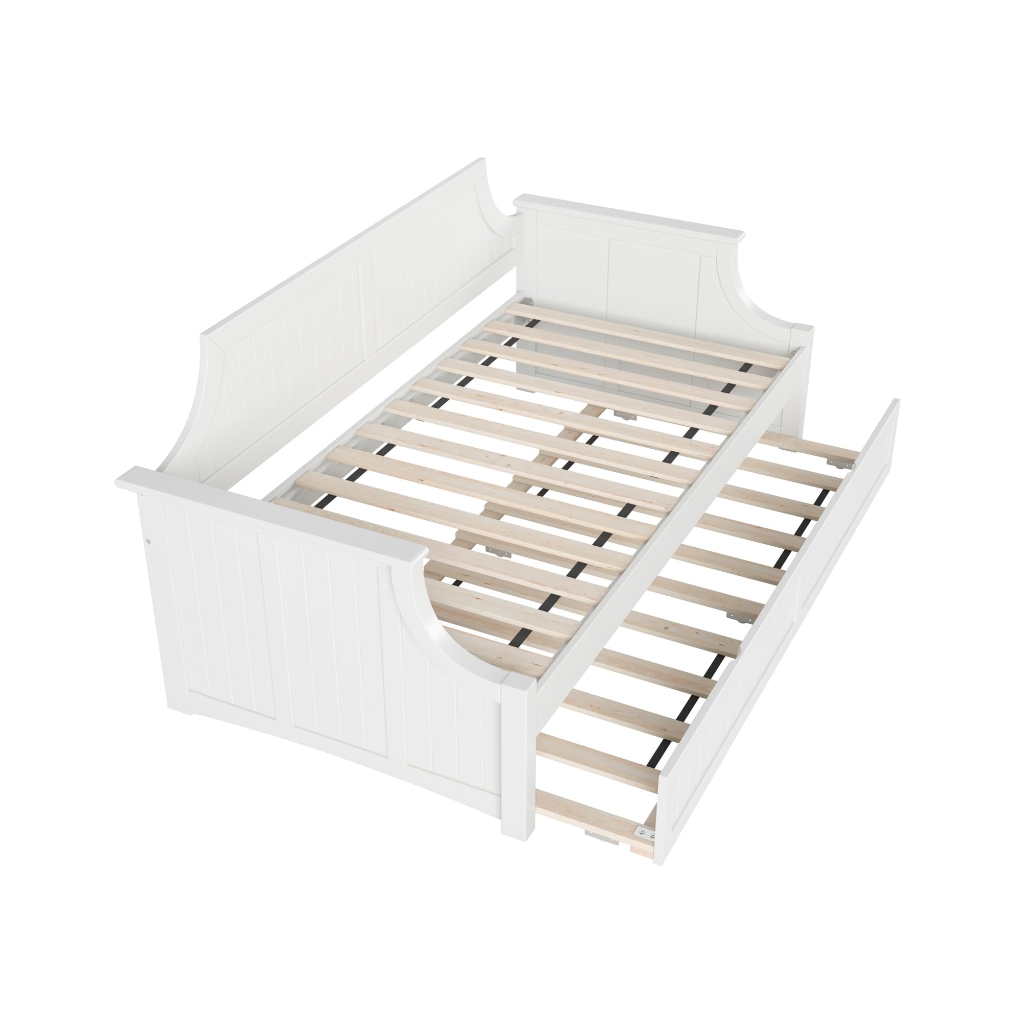 Twin Wood Daybed with Trundle