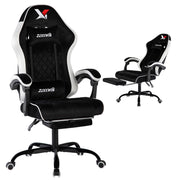 Ergonomic High-Back Gaming Chair with Footrest & Lumbar Support