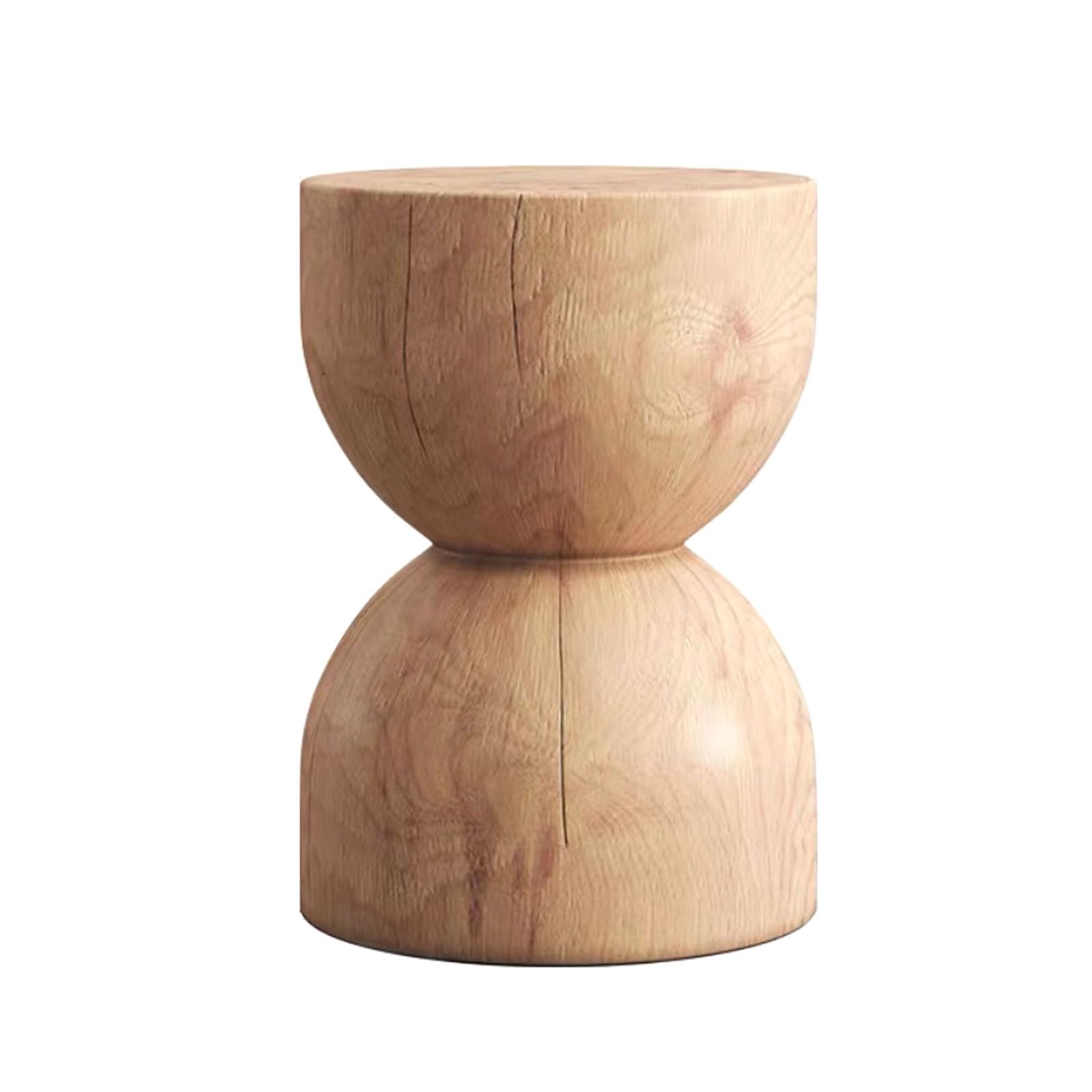 Round Wood Stump Coffee Table