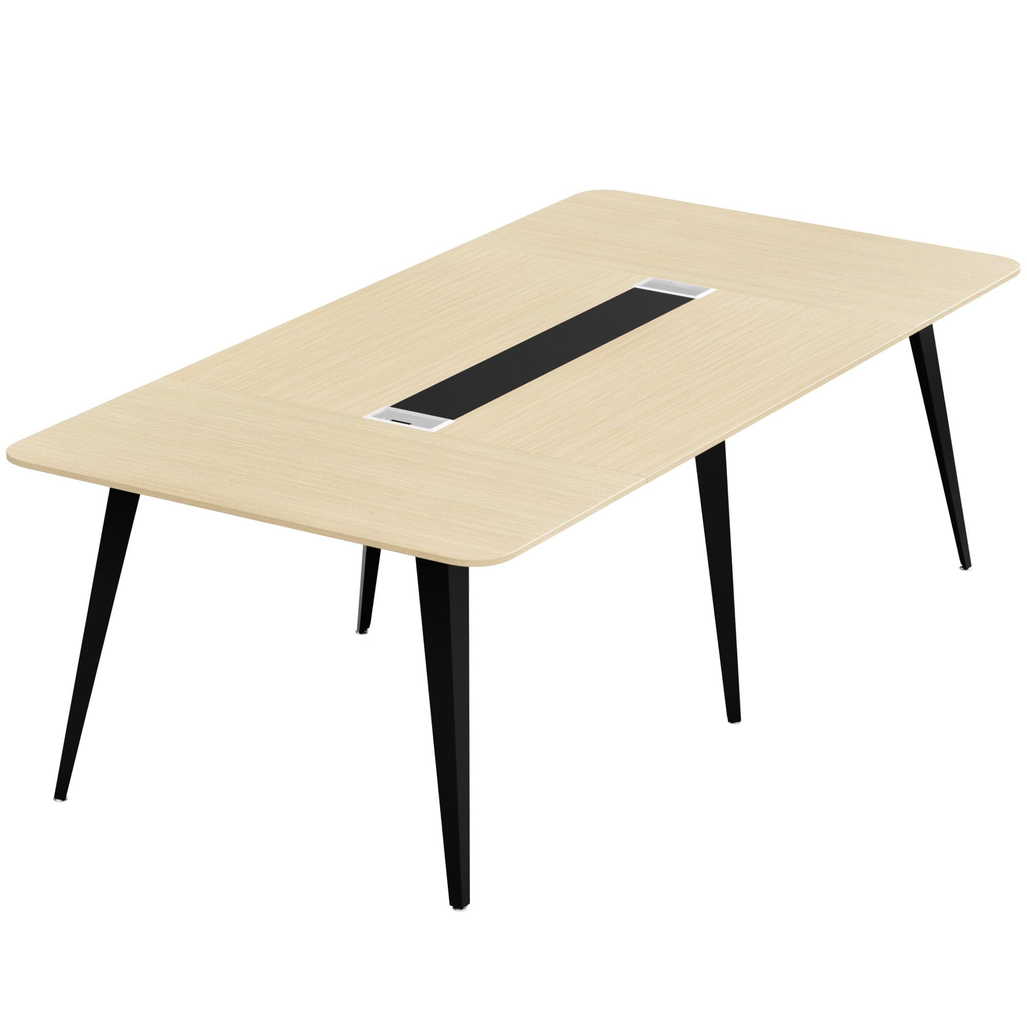 8FT Conference Table with Cable Grommets